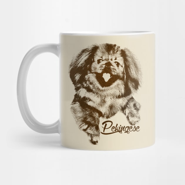 Cute Pekingese dog by Nartissima